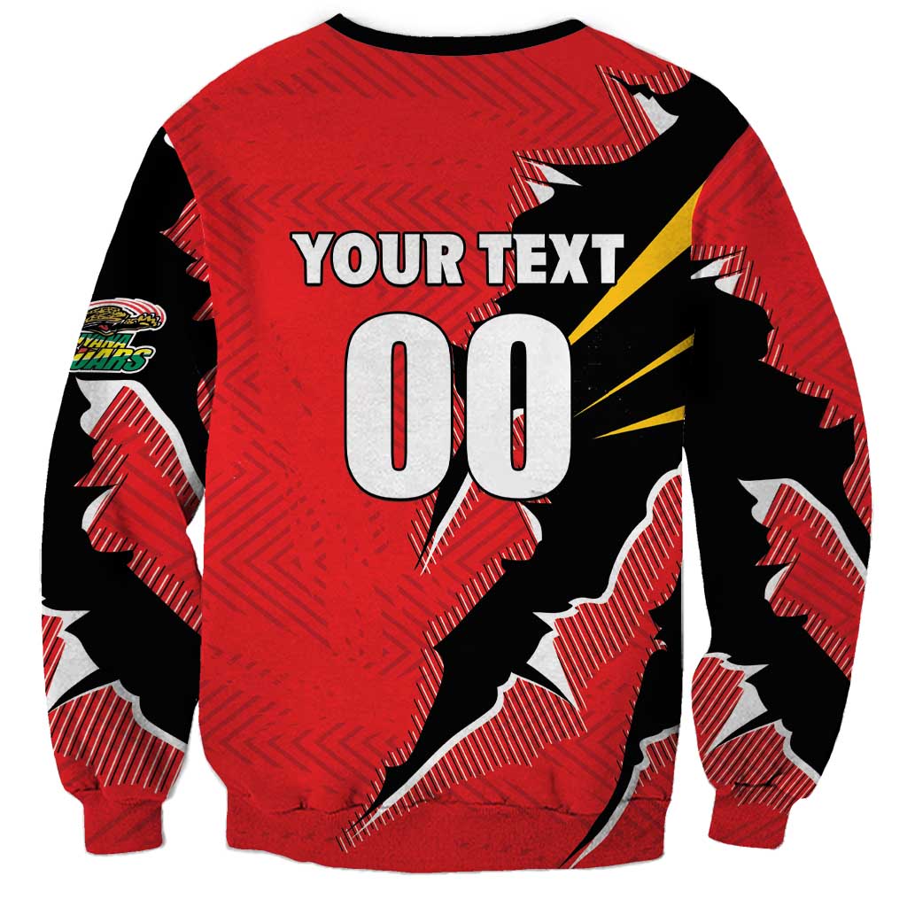Custom Cricket Guyana Jaguars Sweatshirt Go Champion
