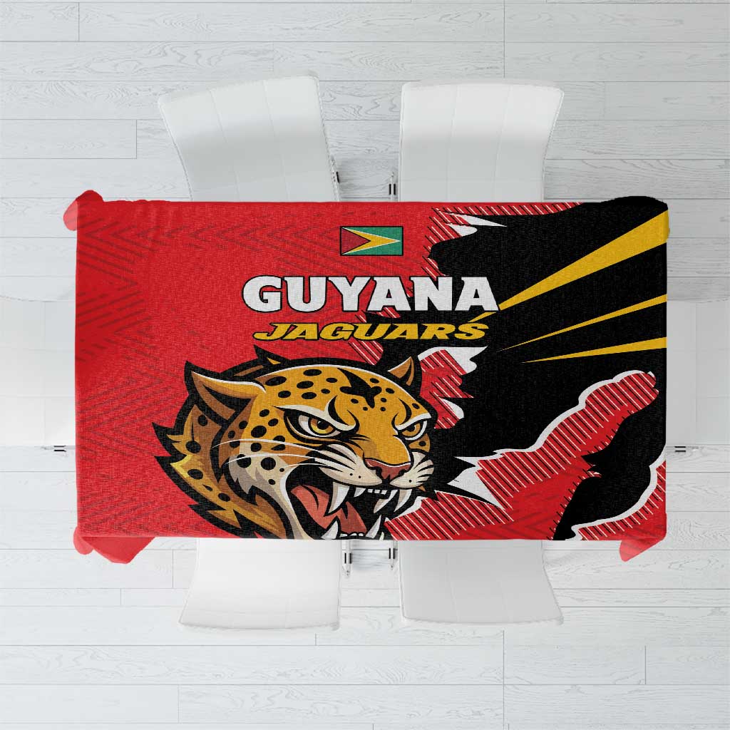 Cricket Guyana Jaguars Tablecloth Go Champion