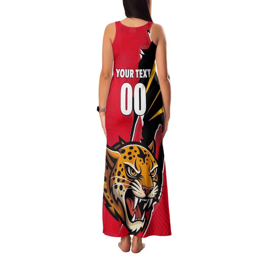 Custom Cricket Guyana Jaguars Tank Maxi Dress Go Champion