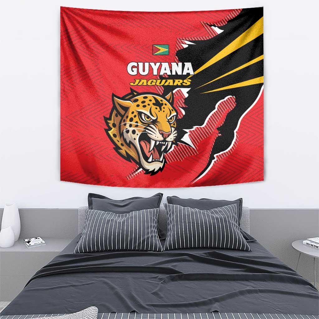 Cricket Guyana Jaguars Tapestry Go Champion