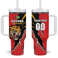 Custom Cricket Guyana Jaguars Tumbler With Handle Go Champion