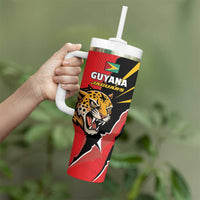 Custom Cricket Guyana Jaguars Tumbler With Handle Go Champion