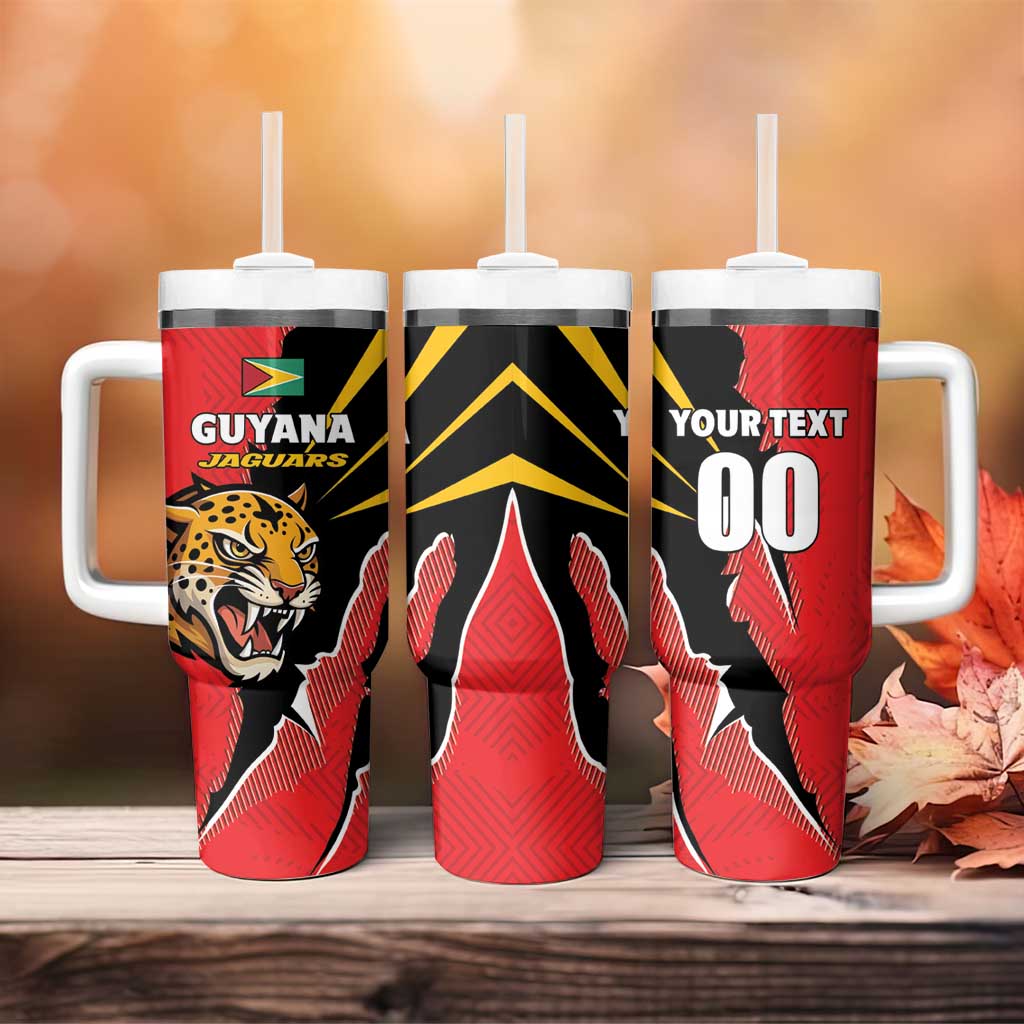 Custom Cricket Guyana Jaguars Tumbler With Handle Go Champion