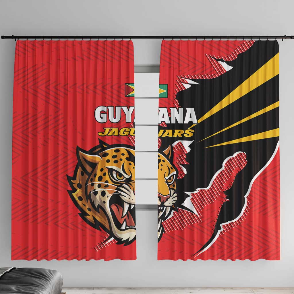 Cricket Guyana Jaguars Window Curtain Go Champion