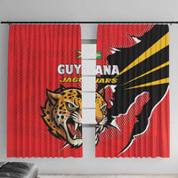 Cricket Guyana Jaguars Window Curtain Go Champion