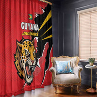Cricket Guyana Jaguars Window Curtain Go Champion