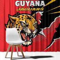 Cricket Guyana Jaguars Window Curtain Go Champion