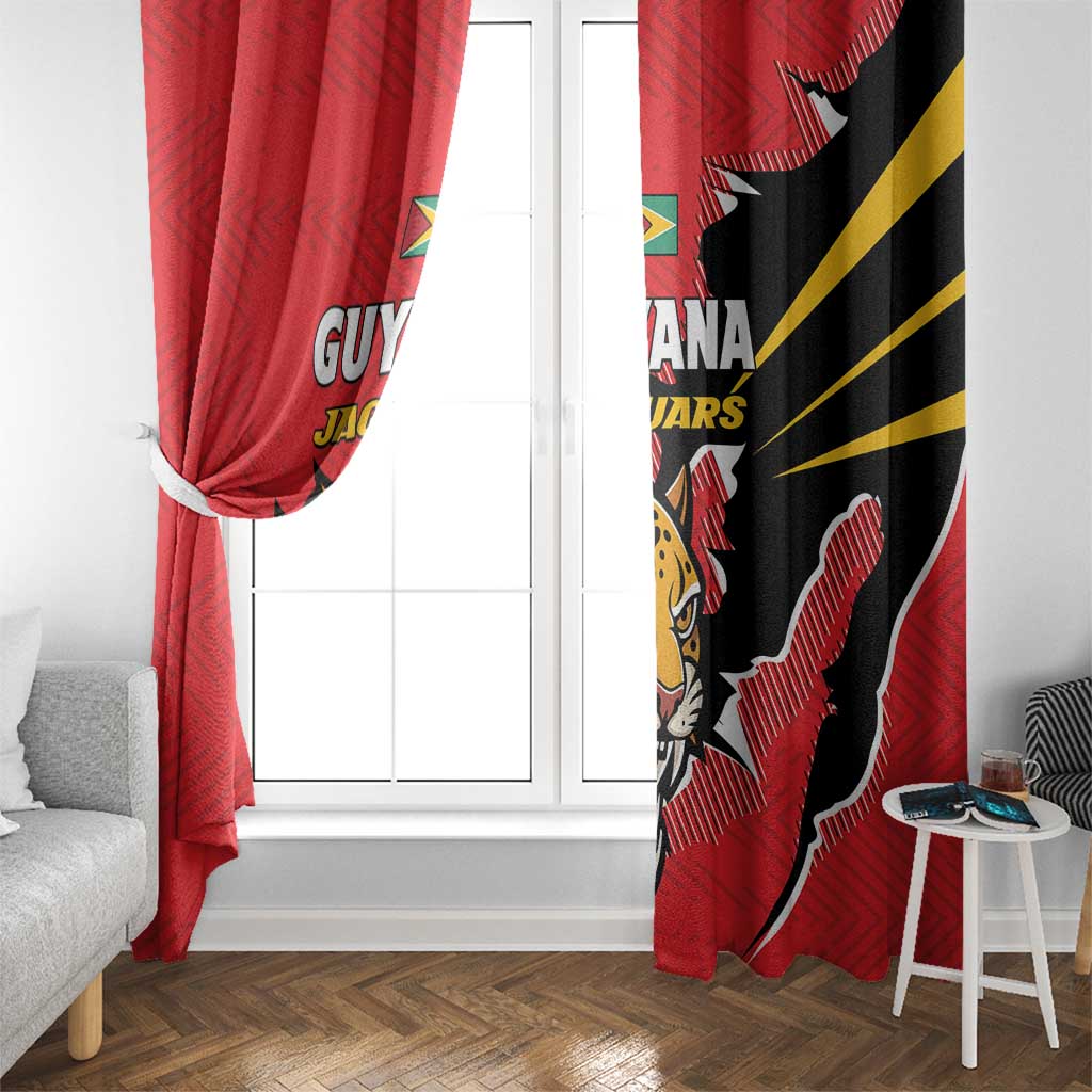 Cricket Guyana Jaguars Window Curtain Go Champion