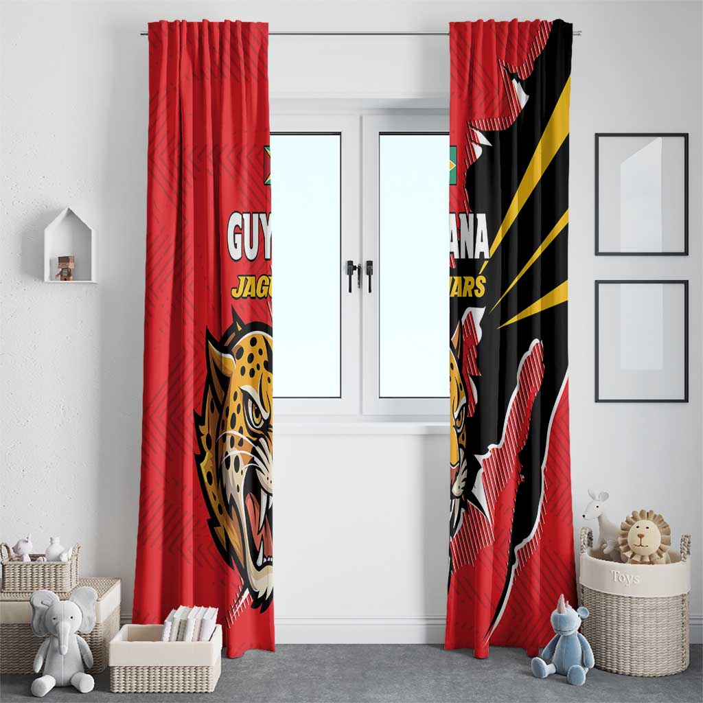 Cricket Guyana Jaguars Window Curtain Go Champion