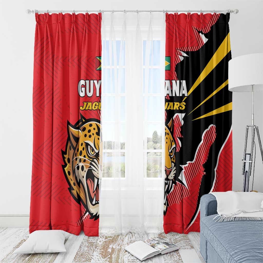 Cricket Guyana Jaguars Window Curtain Go Champion