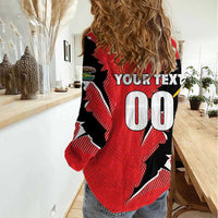 Custom Cricket Guyana Jaguars Women Casual Shirt Go Champion