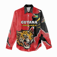 Custom Cricket Guyana Jaguars Women Casual Shirt Go Champion