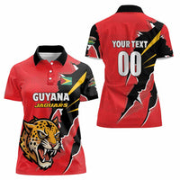 Custom Cricket Guyana Jaguars Women Polo Shirt Go Champion