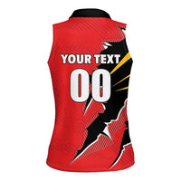 Custom Cricket Guyana Jaguars Women Sleeveless Polo Shirt Go Champion