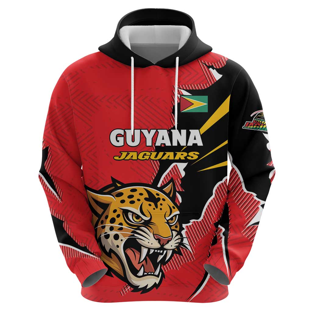 Custom Cricket Guyana Jaguars Zip Hoodie Go Champion