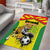 Football Guyana Area Rug Golden Jaguars
