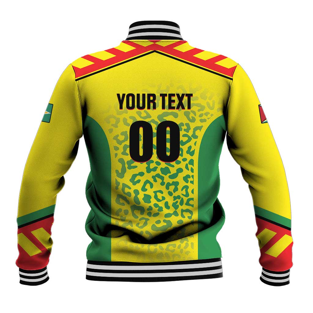 Custom Football Guyana Baseball Jacket Golden Jaguars