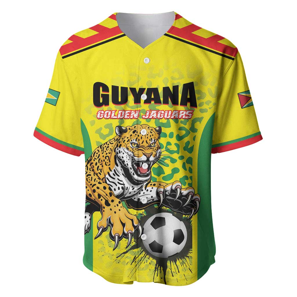 Custom Football Guyana Baseball Jersey Golden Jaguars