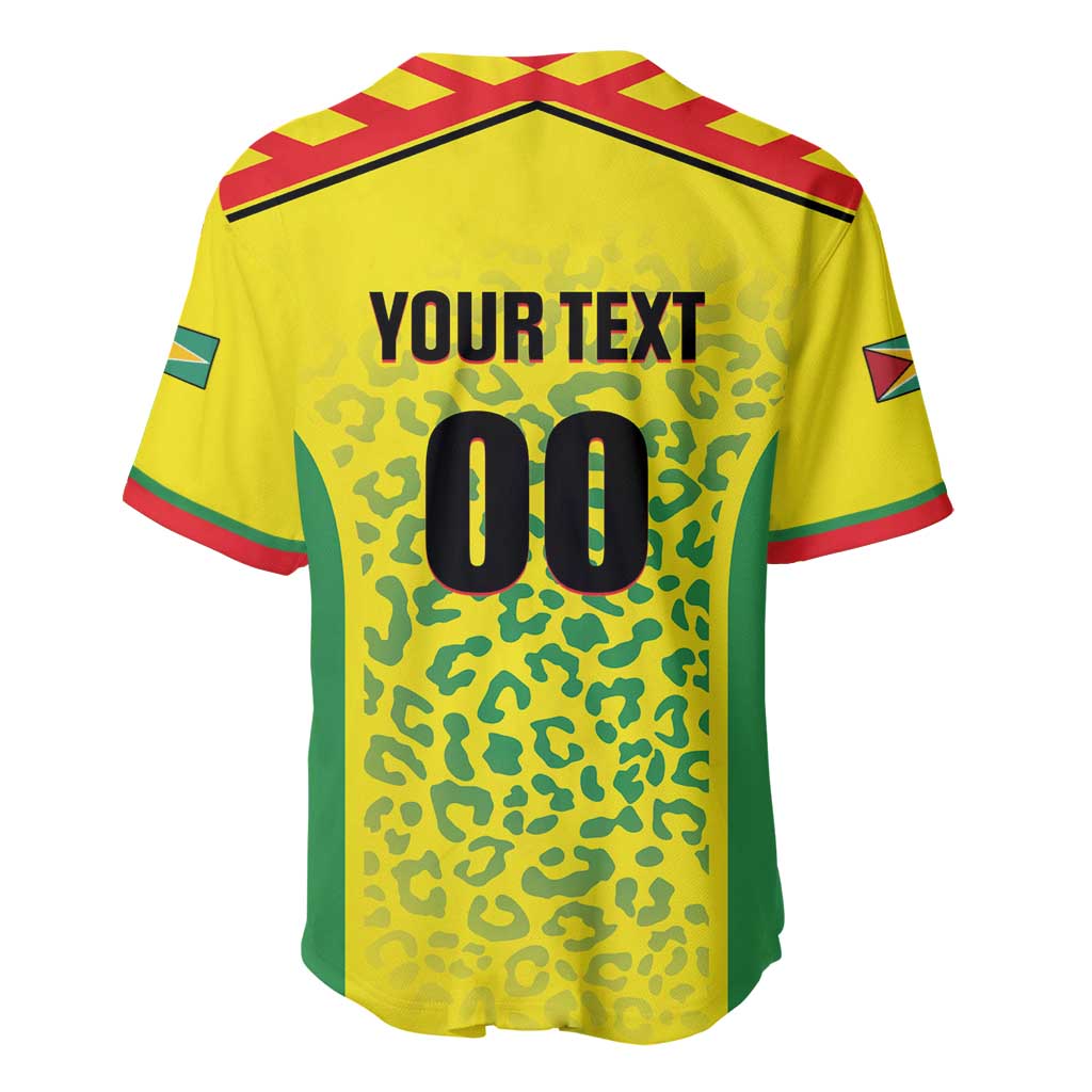 Custom Football Guyana Baseball Jersey Golden Jaguars