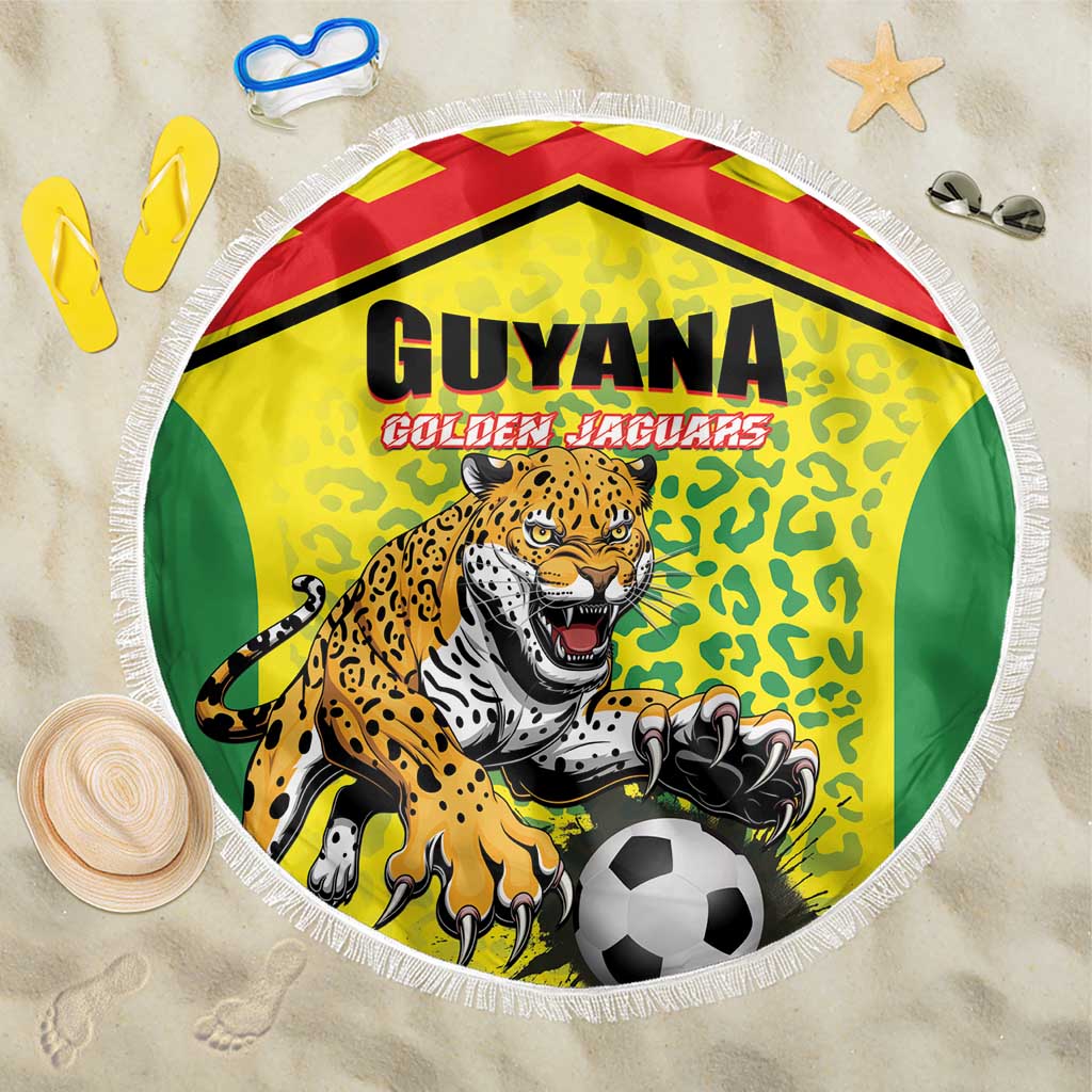 Football Guyana Beach Blanket Golden Jaguars