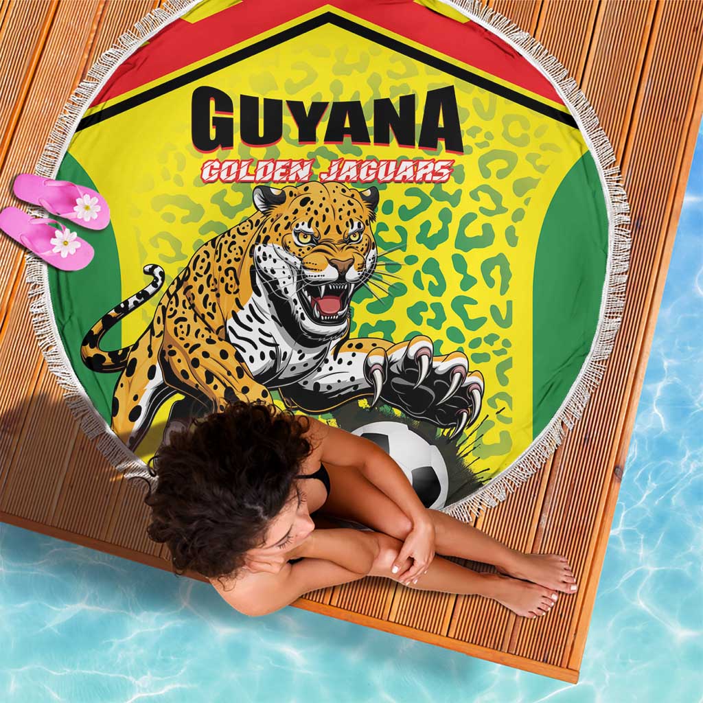 Football Guyana Beach Blanket Golden Jaguars