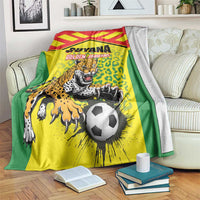 Football Guyana Blanket Golden Jaguars