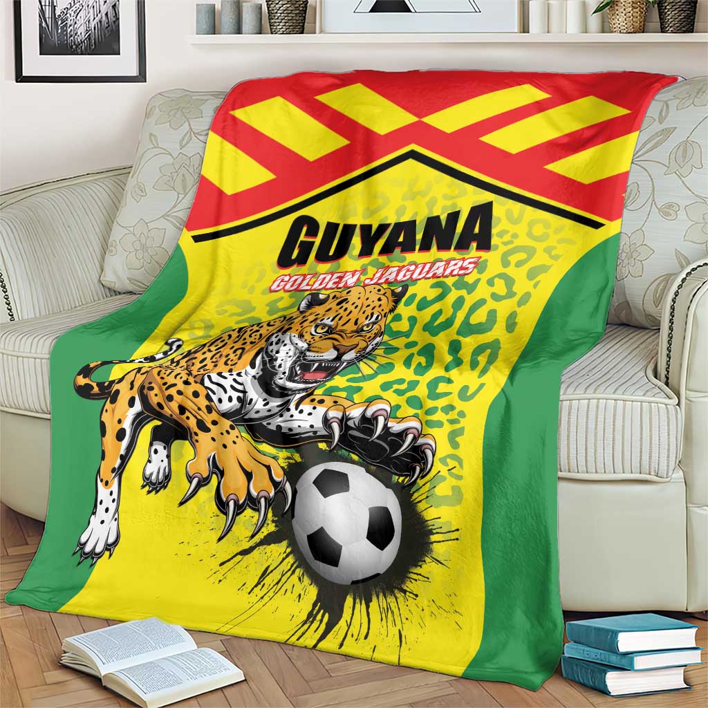 Football Guyana Blanket Golden Jaguars