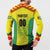 Custom Football Guyana Button Sweatshirt Golden Jaguars