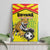 Football Guyana Canvas Wall Art Golden Jaguars