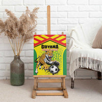 Football Guyana Canvas Wall Art Golden Jaguars