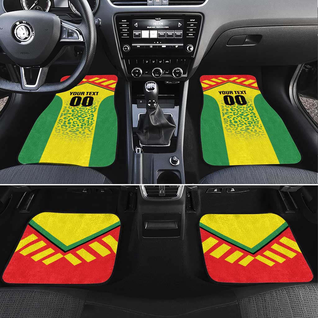 Football Guyana Car Mats Golden Jaguars