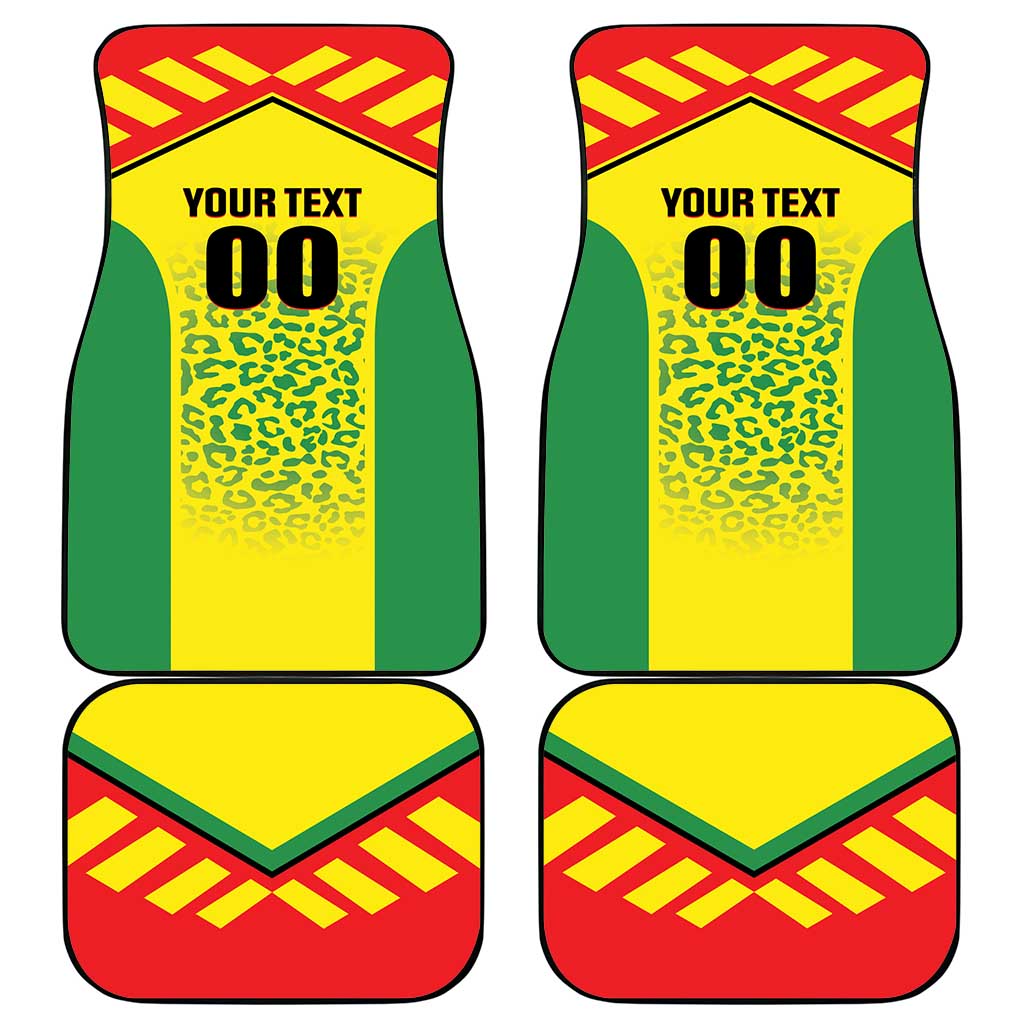 Football Guyana Car Mats Golden Jaguars