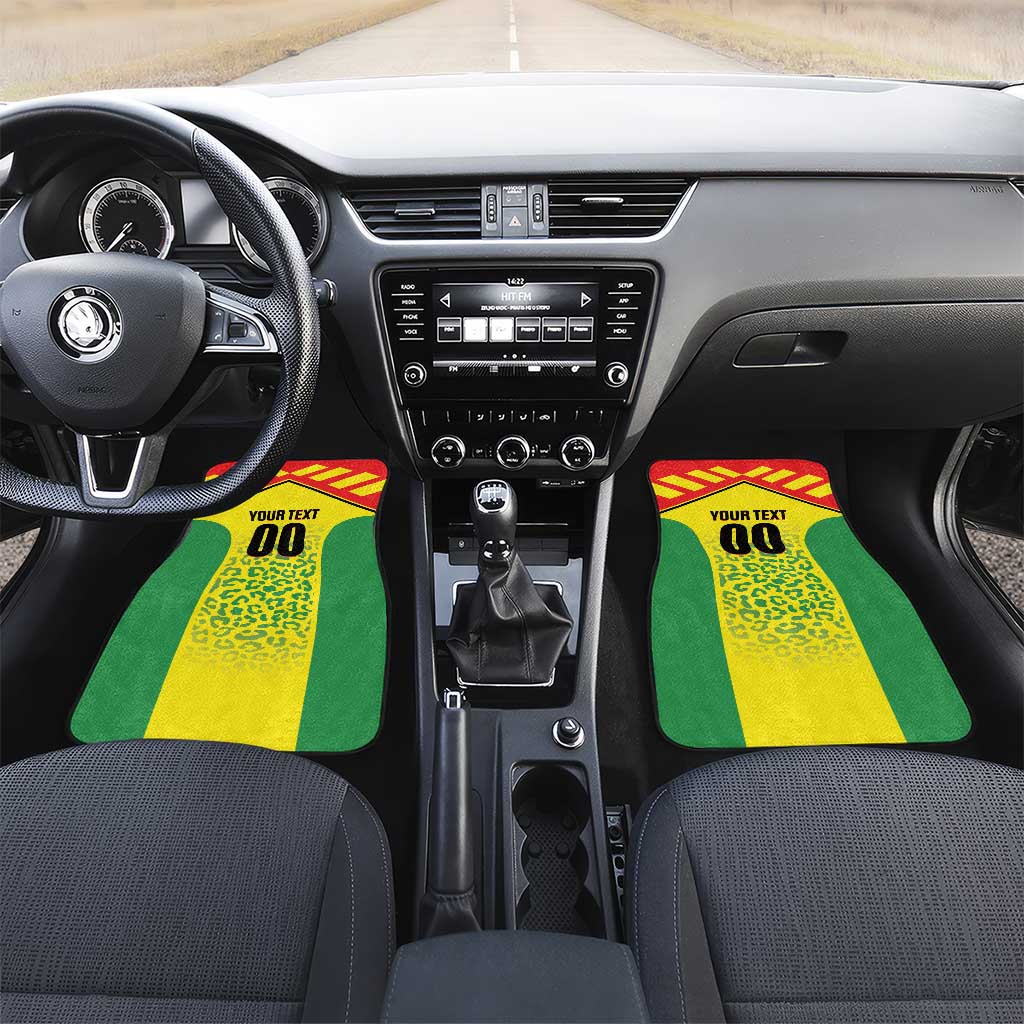Football Guyana Car Mats Golden Jaguars