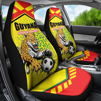 Football Guyana Car Seat Cover Golden Jaguars