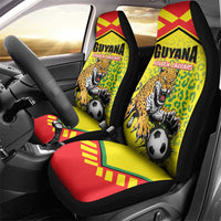 Football Guyana Car Seat Cover Golden Jaguars