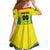 Custom Football Guyana Family Matching Puletasi and Hawaiian Shirt Golden Jaguars