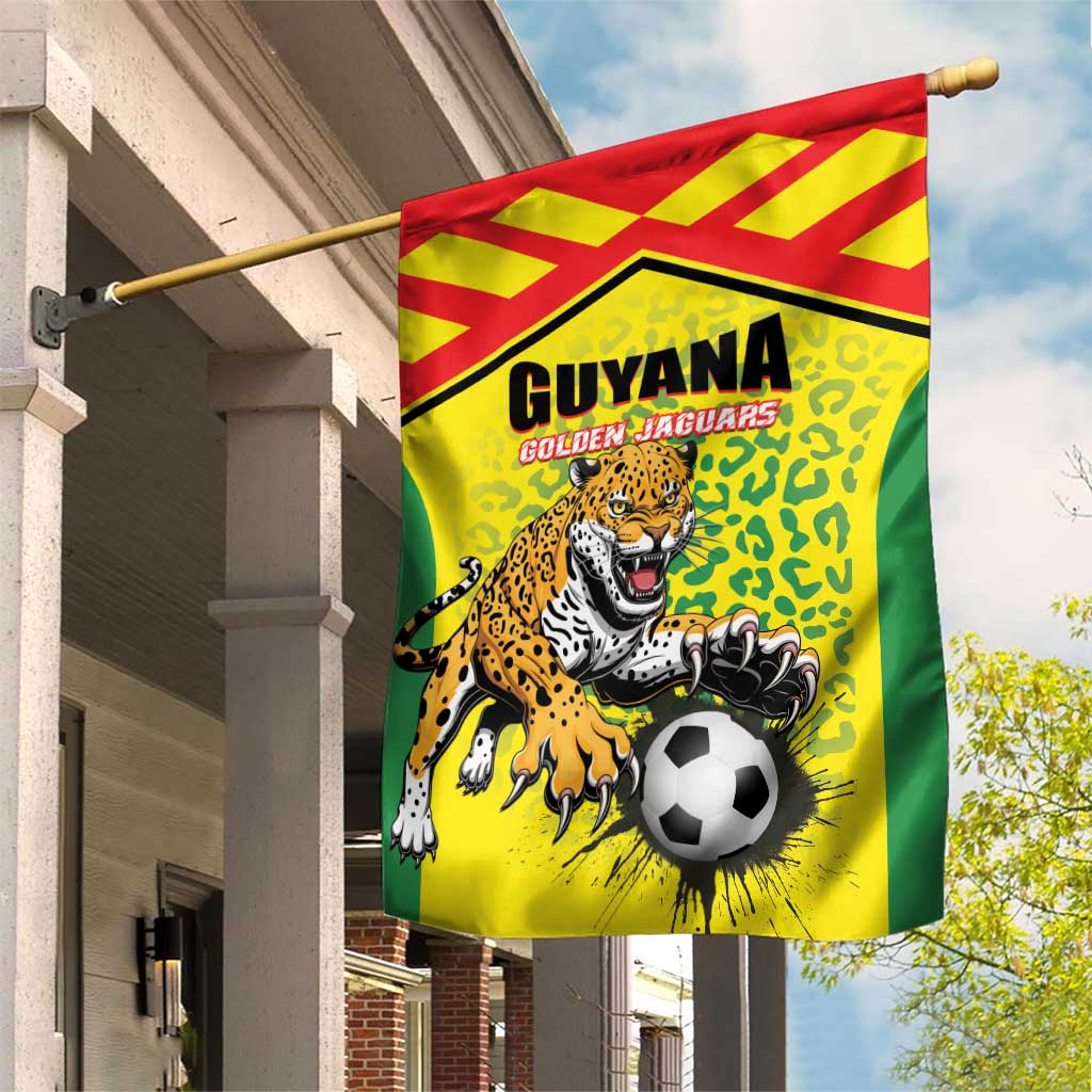 Football Guyana Garden Flag Golden Jaguars