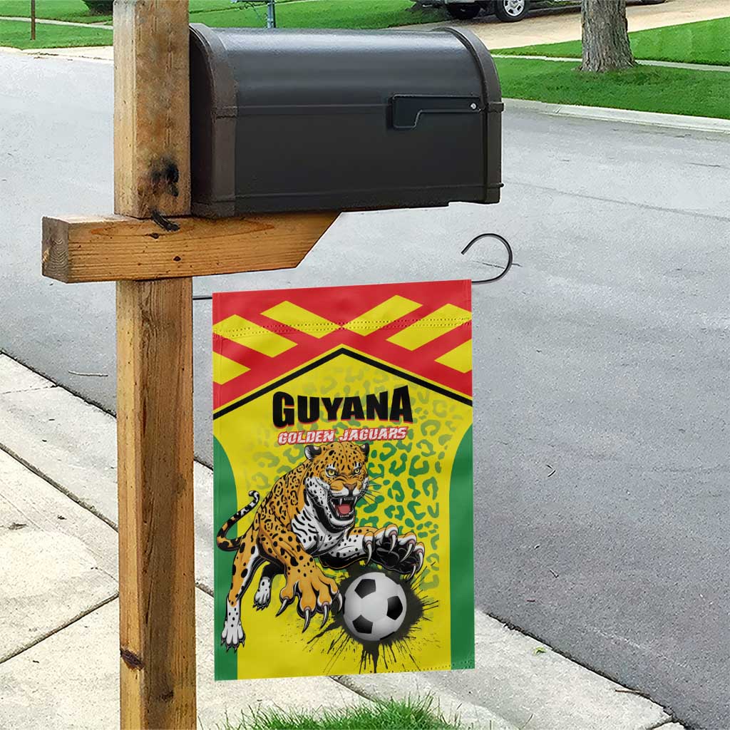 Football Guyana Garden Flag Golden Jaguars