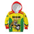 Custom Football Guyana Kid Hoodie Golden Jaguars