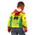 Custom Football Guyana Kid Hoodie Golden Jaguars