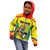 Custom Football Guyana Kid Hoodie Golden Jaguars