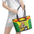 Football Guyana Leather Tote Bag Golden Jaguars