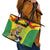 Football Guyana Leather Tote Bag Golden Jaguars