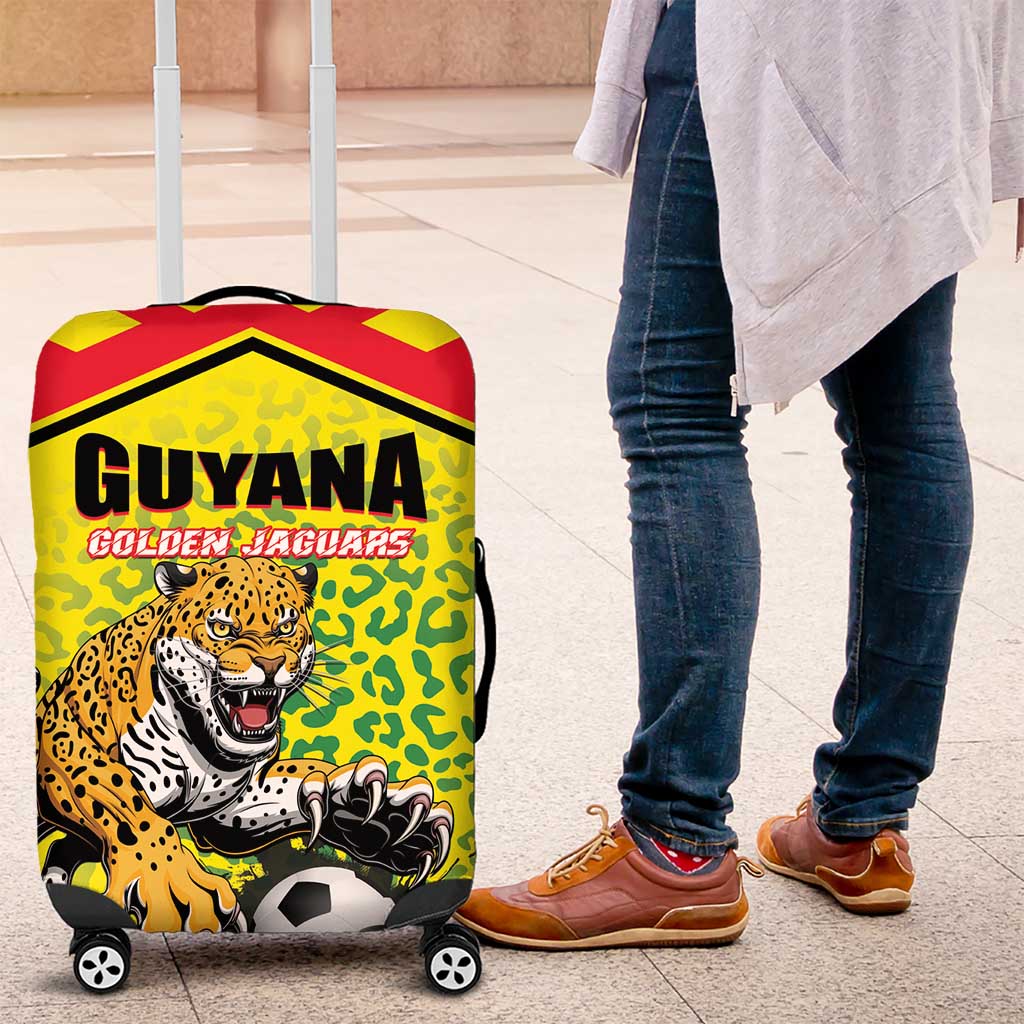 Football Guyana Luggage Cover Golden Jaguars