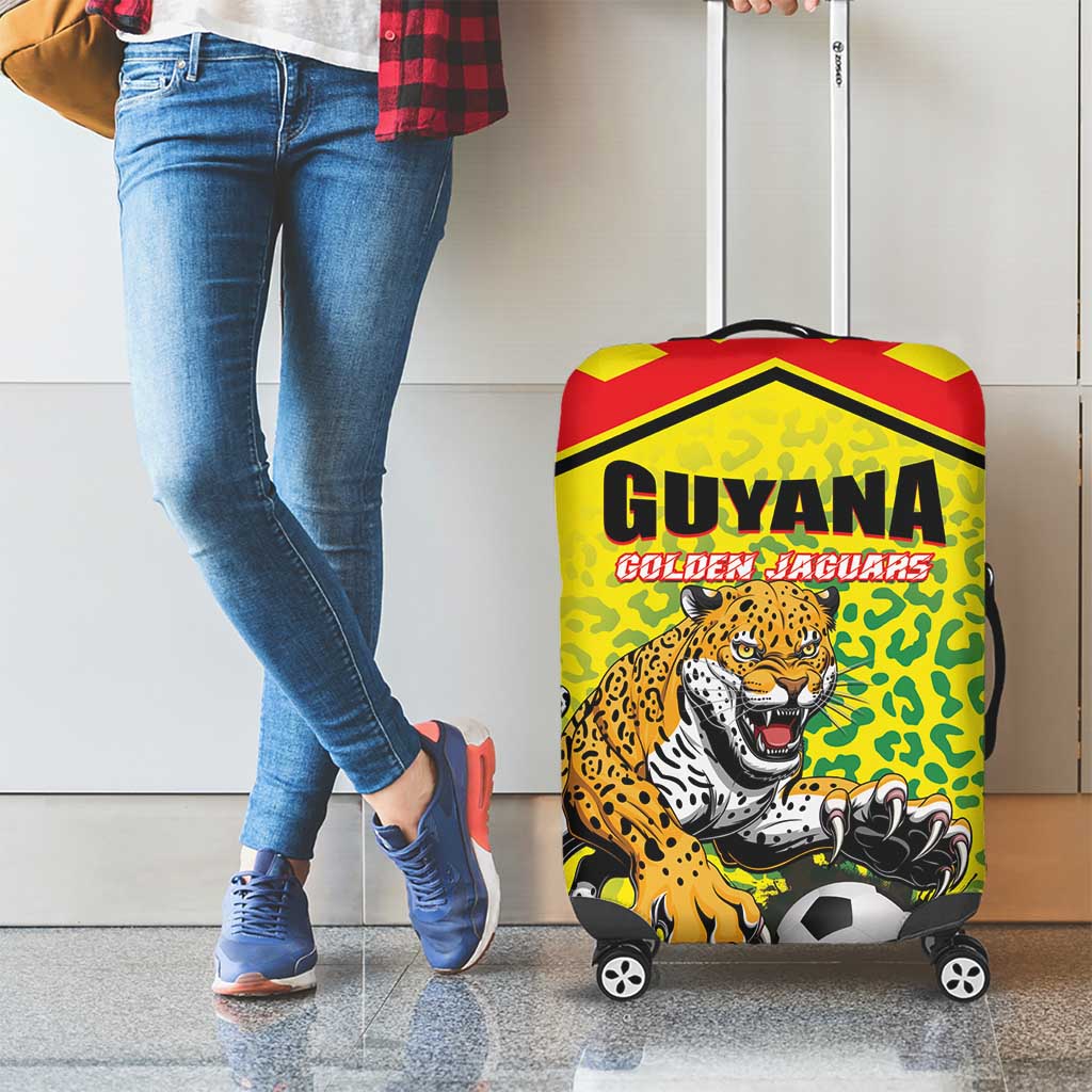 Football Guyana Luggage Cover Golden Jaguars