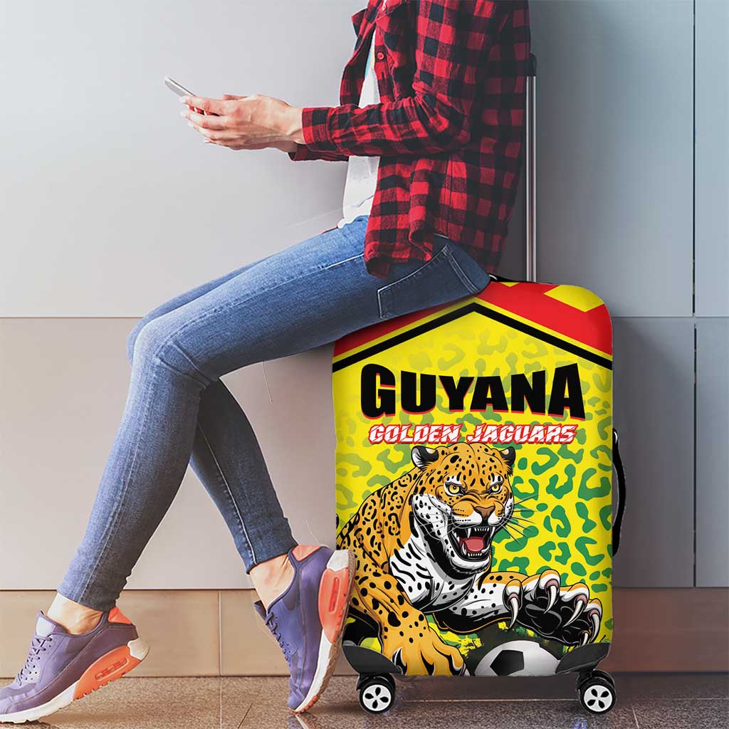 Football Guyana Luggage Cover Golden Jaguars