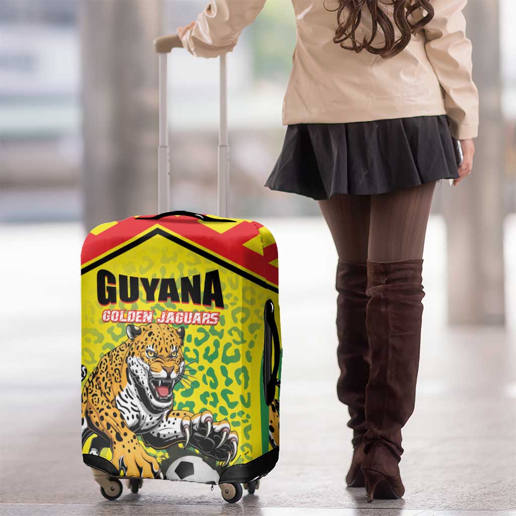 Football Guyana Luggage Cover Golden Jaguars