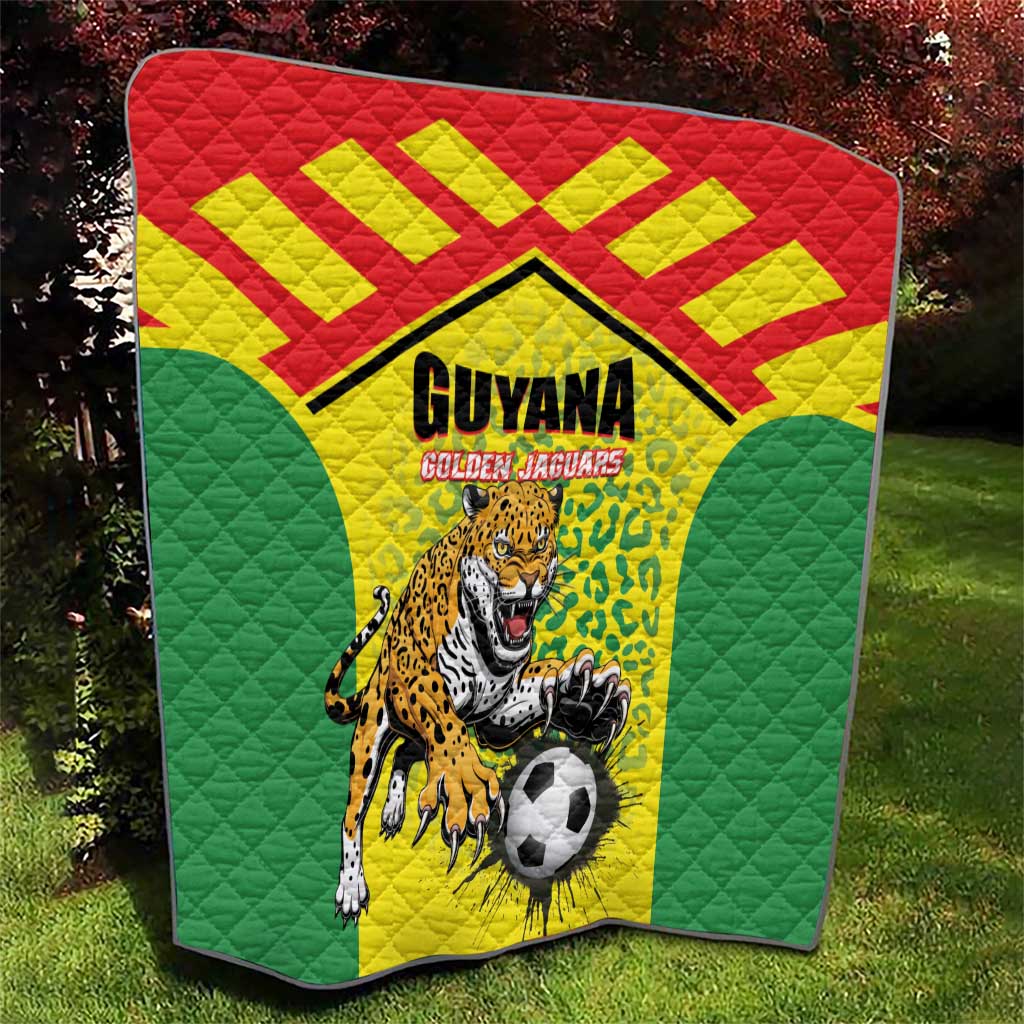 Football Guyana Quilt Golden Jaguars