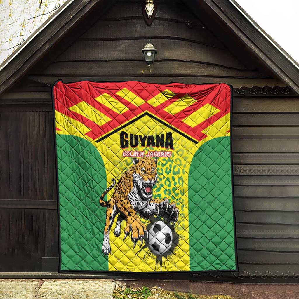 Football Guyana Quilt Golden Jaguars