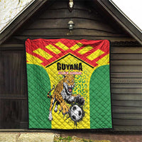 Football Guyana Quilt Golden Jaguars
